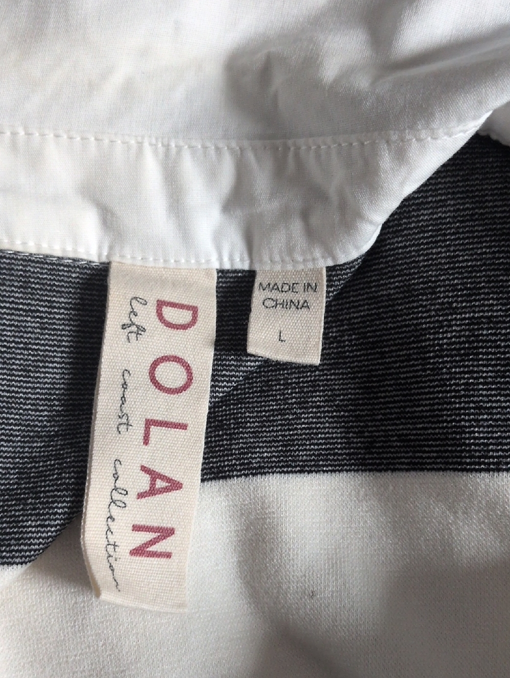 dolan Black and White Stripes Sweater - Picture 5 of 9